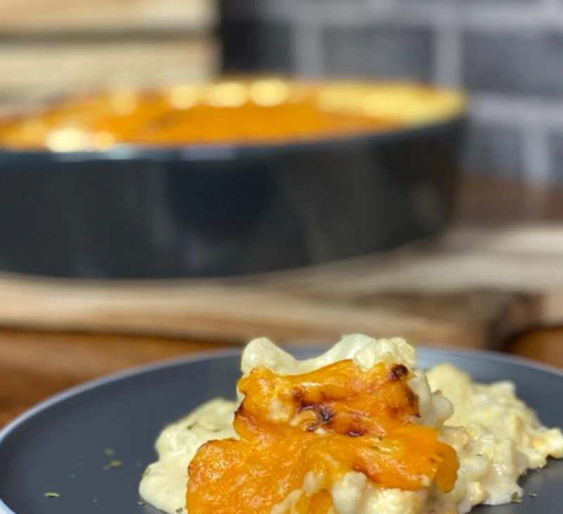 COLIFLOR CON HUEVOS GRATINADOS