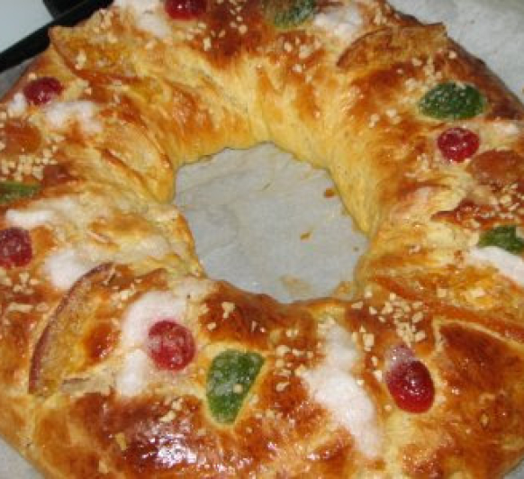 Roscón de Reyes sin levado para celiacos